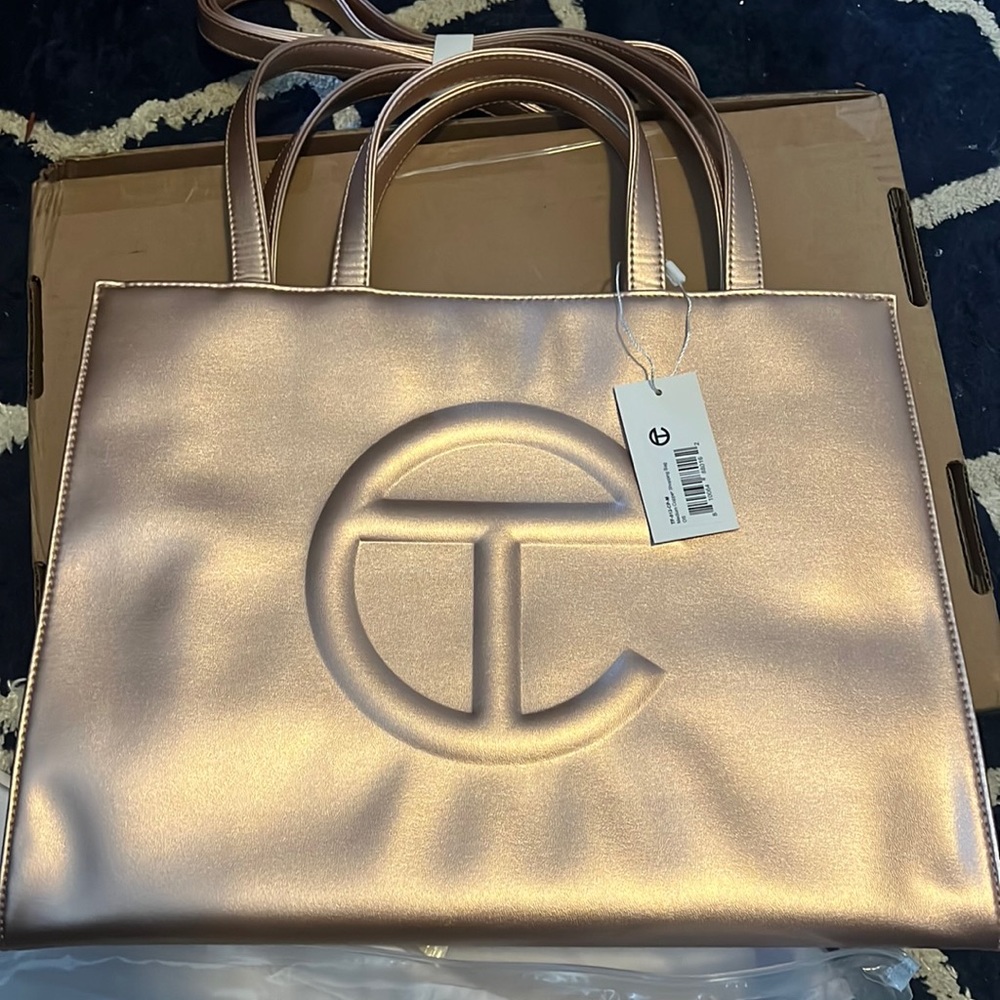 Telfar Medium Copper Shopping Bag